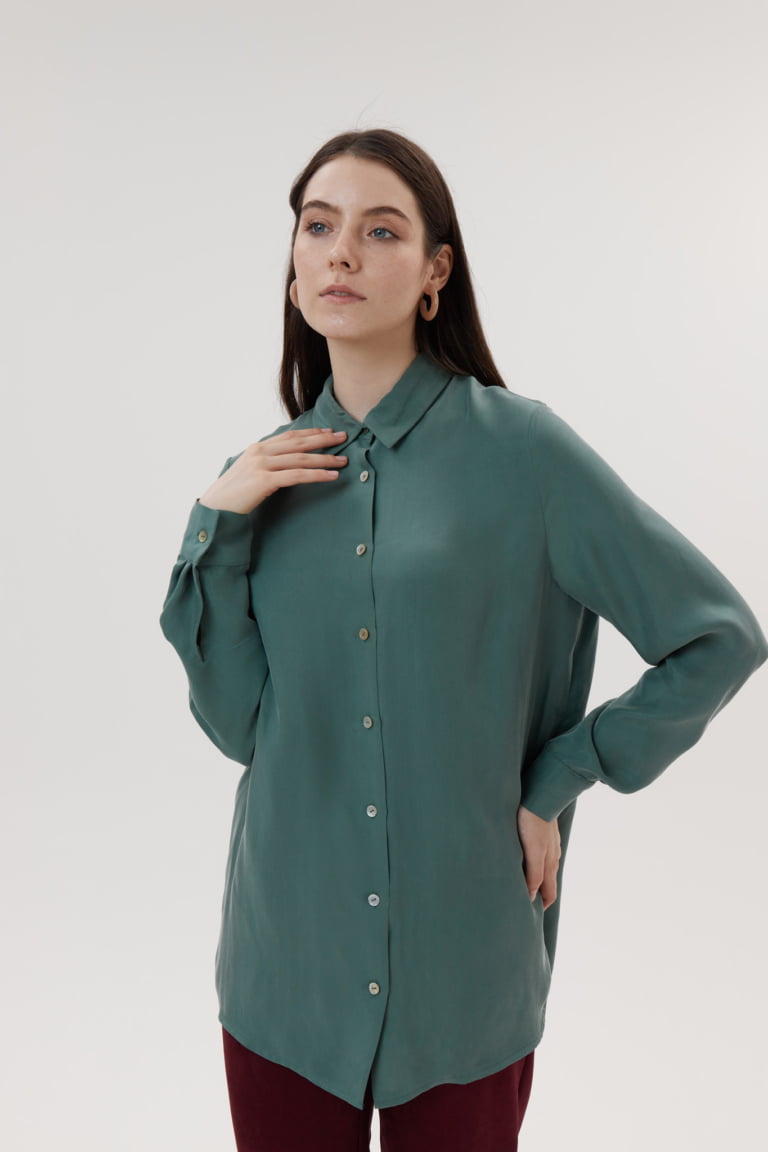 Рубашка в полоску цвет Синий в полоску - купить в интернет-магазине ...