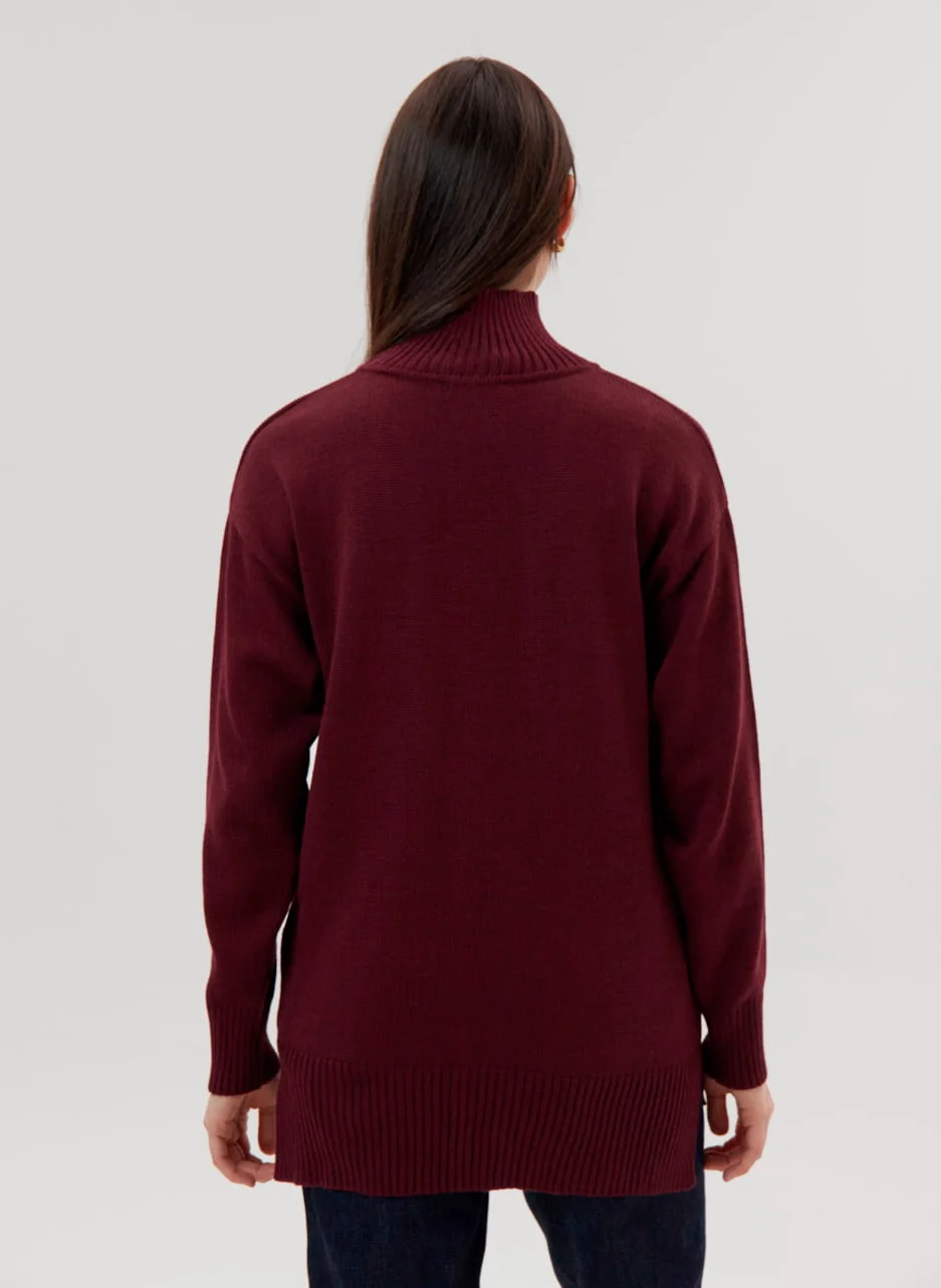 Свитер с горлом