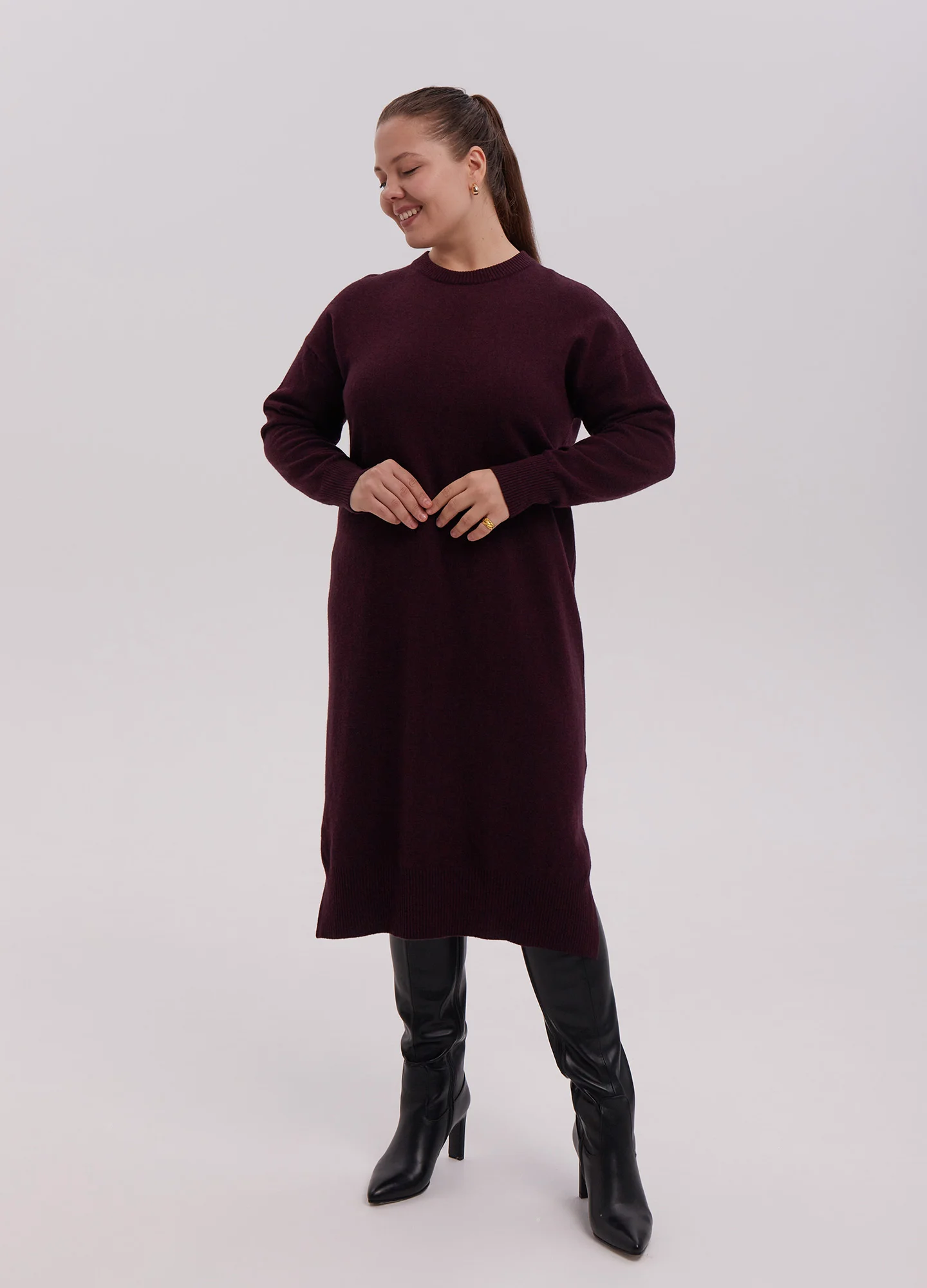 Платье из шерсти мериноса